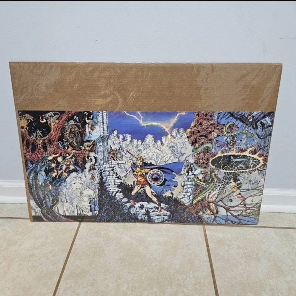 Wonder Woman George Perez sealed Poster DC 1987 30x16